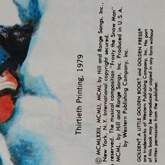 Frosty the Snowman Little Golden Book - Picture 4 of 7